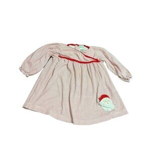 Petit Ami Striped Santa Tunic Sz 24m